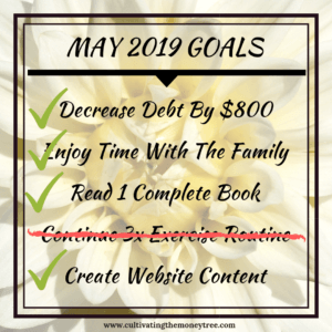 May 2019 Financial Progress Report Series Goal Results