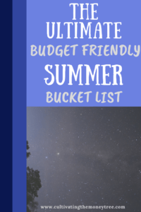 Ultimate Summer Bucket List