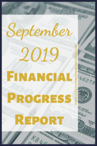 September 2019 Financial Progress Report Pin Image