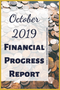 October 2019 Financial Progress Report Pin Image