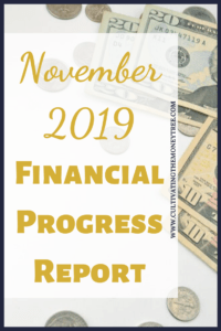 November 2019 Financial Progress Report Pin Image