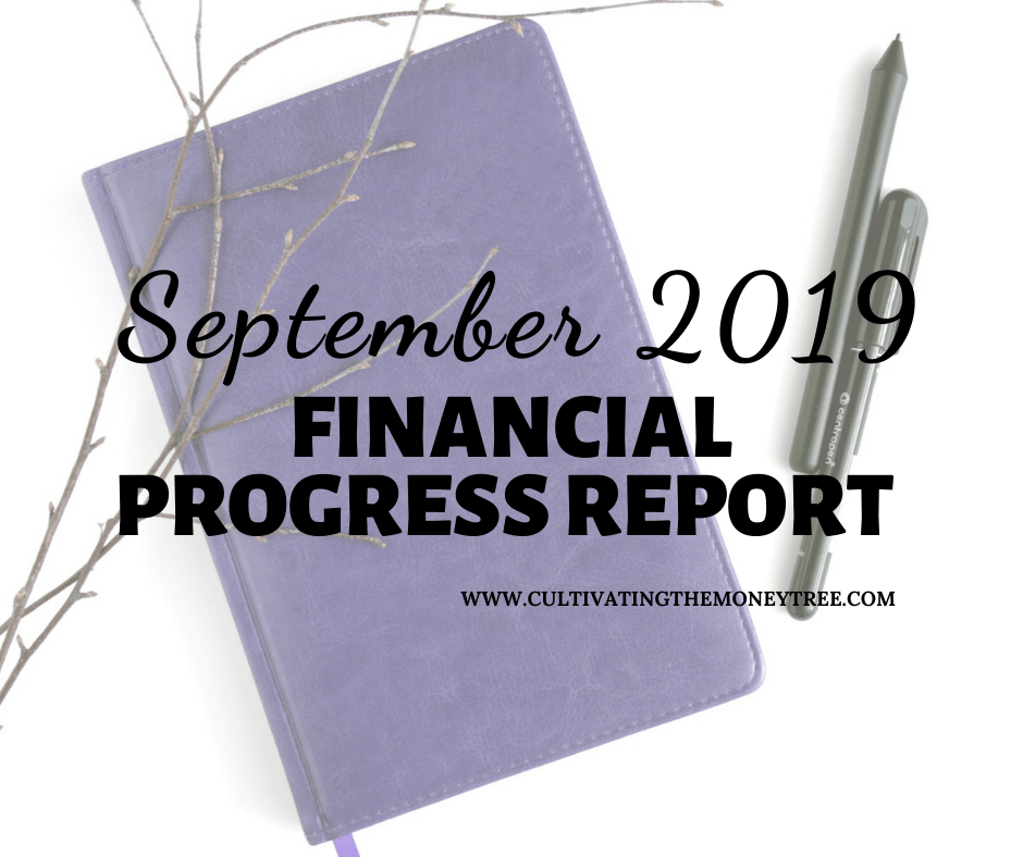 September 2019 Financial Progress Report Header Image