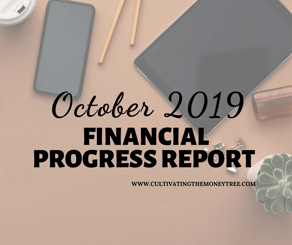 October 2019 Financial Progress Report Header Image